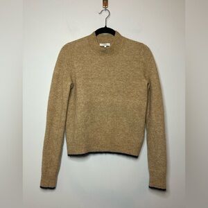 Vince Contrast Tip Wool Alpaca Blend Sweater Size S